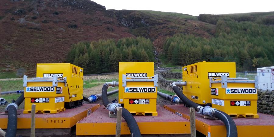 Selwood pumps are ideally suited for flooding applications